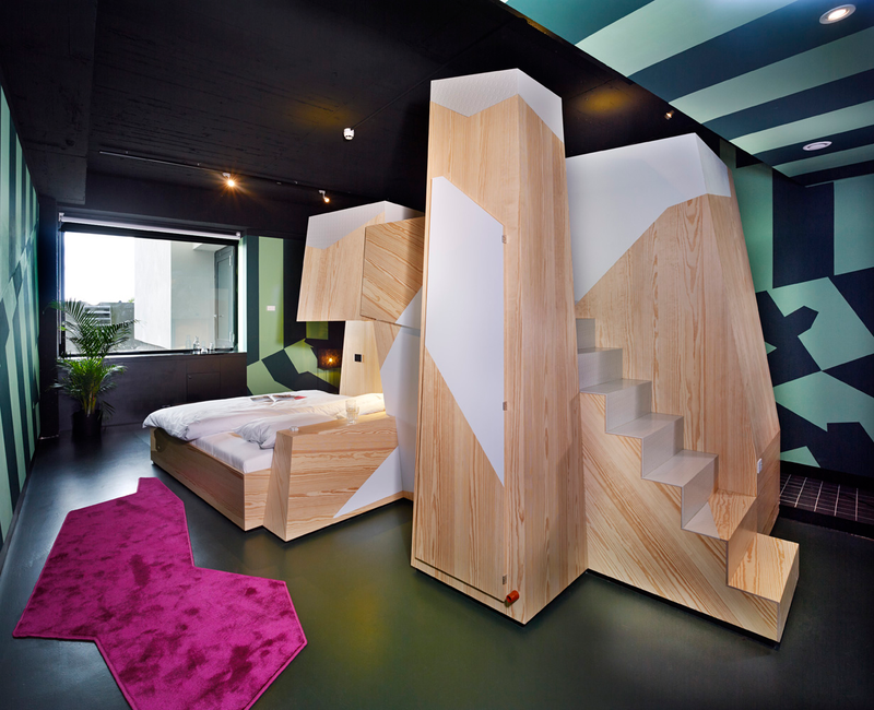 Illustration for article titled This Transforming Pod Is a Bed, Bath, Shower and Tiny Garden